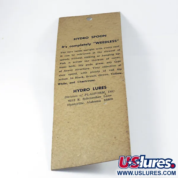 Hydro Lures Weedless Hydro Spoon, 11g, Grön fjällmönster, Skeddrag #14443