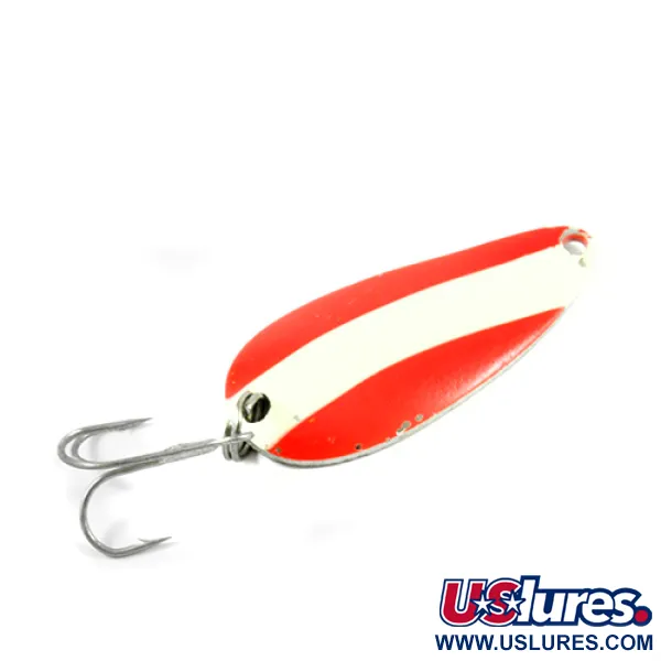 Glen Evans Evans Skeddrag, Röd / Vit / Nickel, 21g, Vintage, #3048