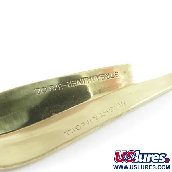 Wright & McGill Streamliner Skeddrag, Guld, 11g, Guldpläterad, #3056