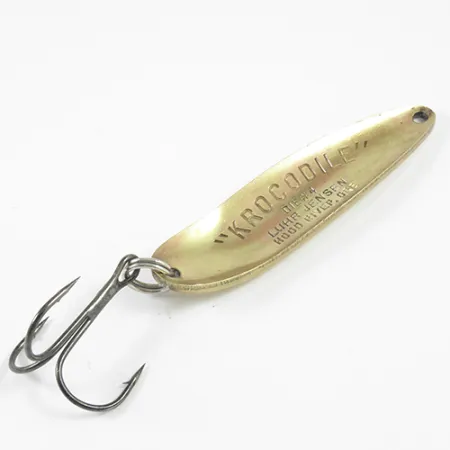 Luhr Jensen Krocodile Die #4 Skeddrag, Mässing, 21g, Vintage, #3072