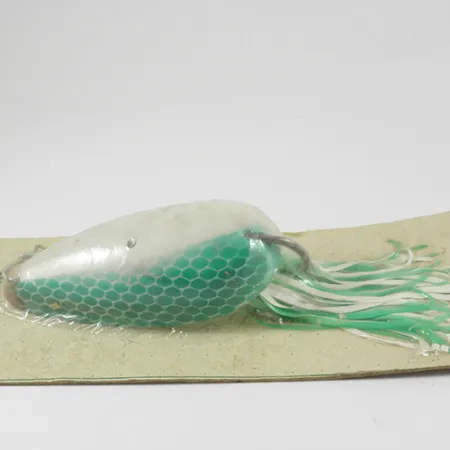 Hydro Lures Weedless Hydro Spoon Skeddrag, Vit/Grön, 17g, #3074