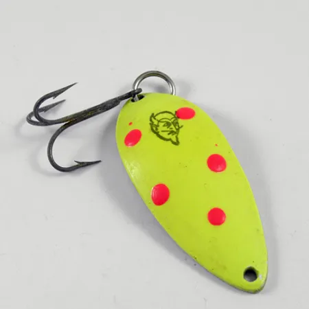Dardevle Devle Dog 7700 Skeddrag, Gul/Röd/Nickel, 14g, Eppinger, #3095