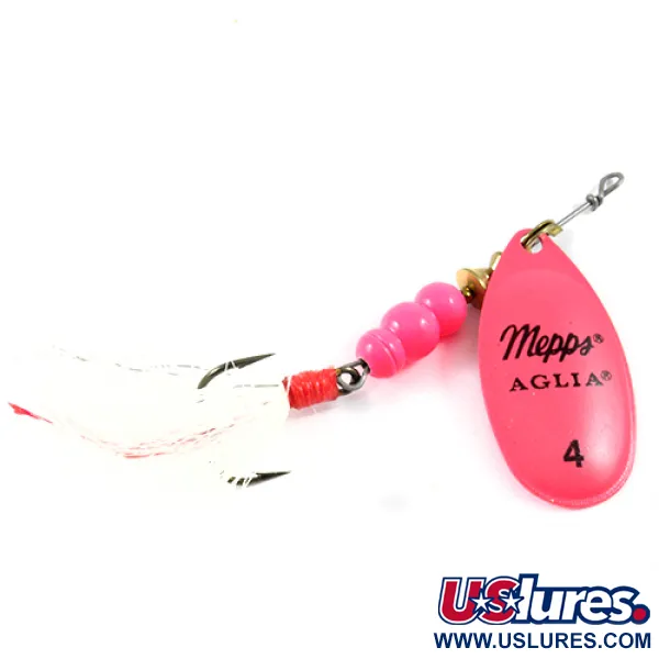Mepps Aglia Hot Pink 4 Dressed (bucktail)