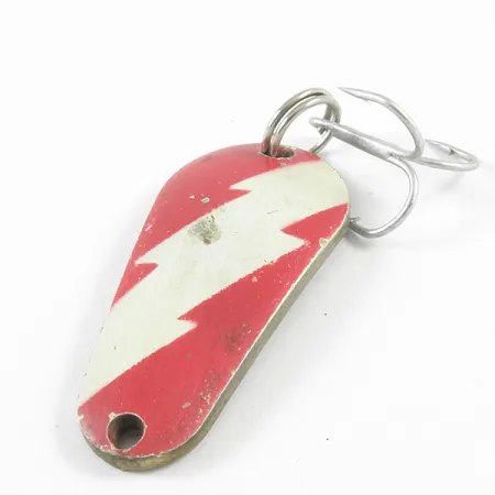 Boyle's Sunbeam Delux Wobbler Skeddrag, Röd/Vit/Mässing, 9.5g, #3122