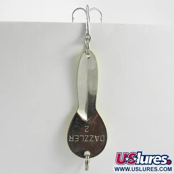 Acme Dazzler #2 Skeddrag, Gul / Nickel, 7g, Vintage, #3143