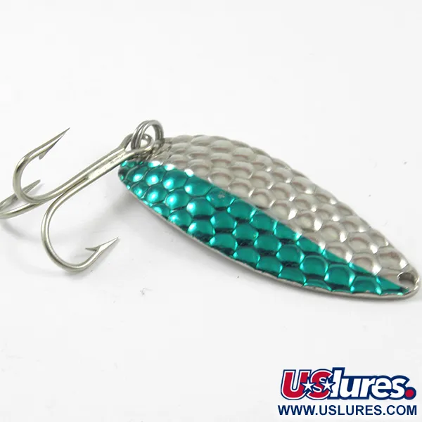 Acme Little Cleo Skeddrag, Nickel / Grön, 21g, Hamrad, #3203