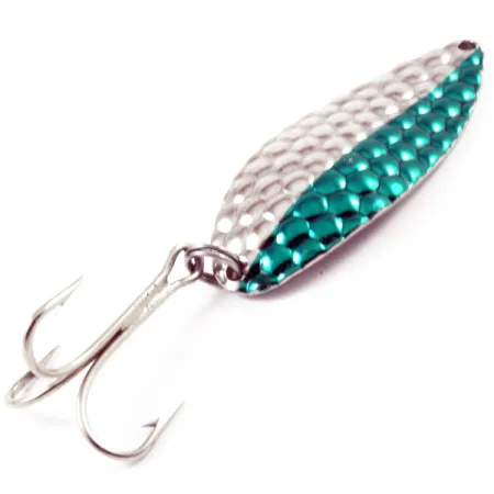 Acme Little Cleo Skeddrag, Nickel / Grön, 21g, Hamrad, #3203