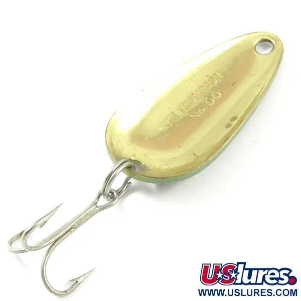 Len Thompson #00 Skeddrag, Grön/Svart/Mässing, 14g, Mässing, #3217