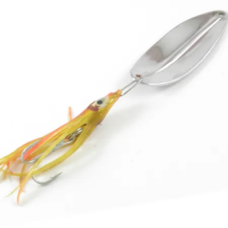 TODDCO Main liner Squid Skeddrag, Rött glitter / Nickel, 14g, #3221