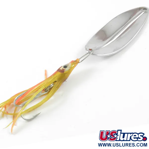 TODDCO Main liner Squid Skeddrag, Rött glitter / Nickel, 14g, #3221