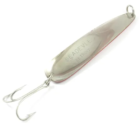 Eppinger Dardevle Seadevle Skeddrag, Röd/Vit/Nickel, 74g, #3222