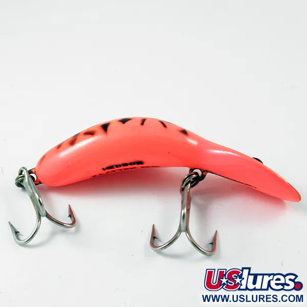 Heddon Tadpolly Clatter Tad Wobbler, Tiger Röd / Svart, 10g, #3229