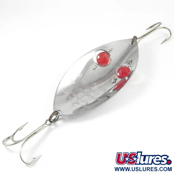 Hofschneider Red Eye Muskie Skeddrag, Nickel, 70g, Röda ögon, #3234