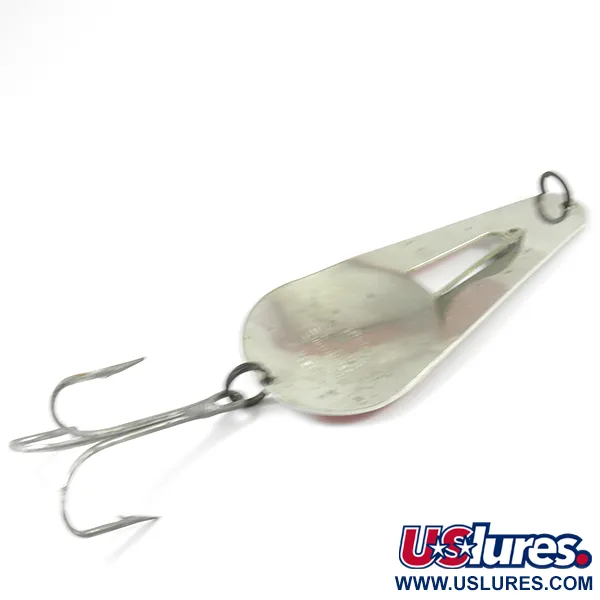 James Aitken Muskielure Skeddrag, Röd/Vit/Nickel, 53g, Haver, #3235