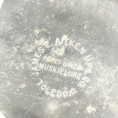 James Aitken Muskielure Skeddrag, Röd/Vit/Nickel, 53g, Haver, #3235