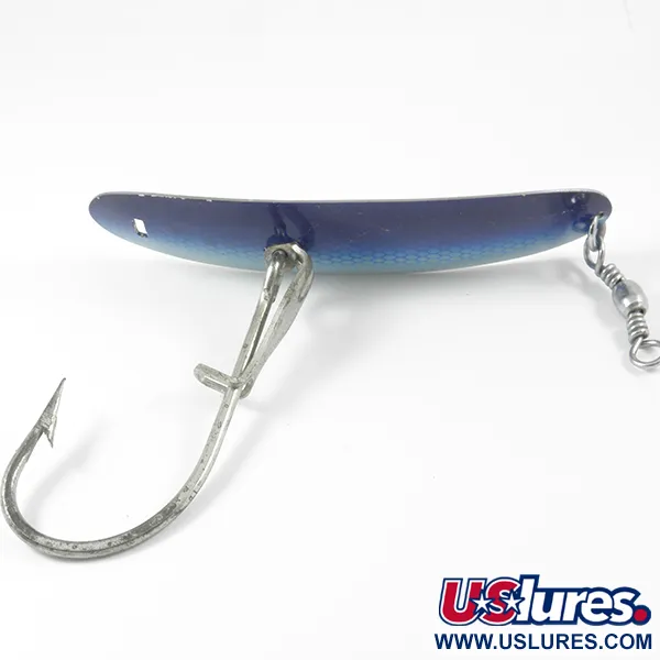 Pflueger Record Skeddrag, Blå / Nickel, 45g, Vasskyddat, #3236