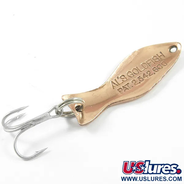 Al's Goldfish Skeddrag, Koppar, 4.5g, Fjällmönster, #3243