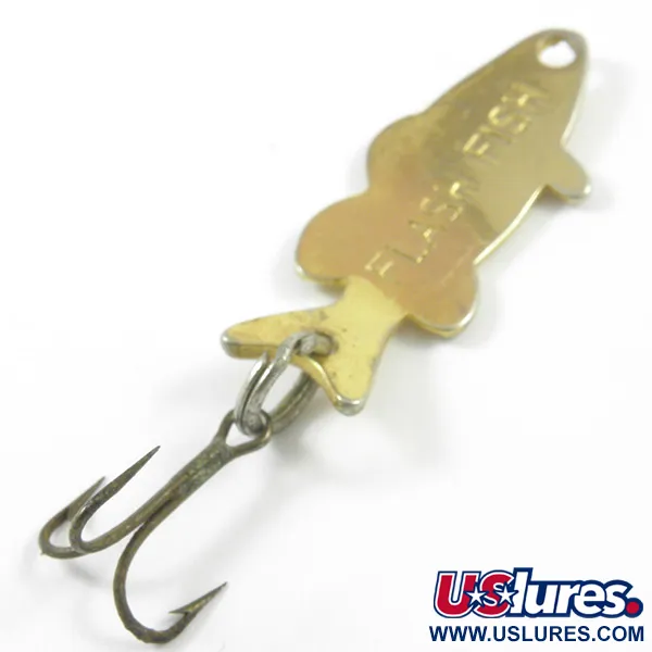 Flash Fish Skeddrag, Guld, 3.4g, Fjällmönster, #3253