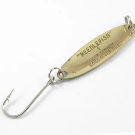 Luhr Jensen Needlefish 1 Skeddrag, Grön/Gul/Mässing, 2g, #3276