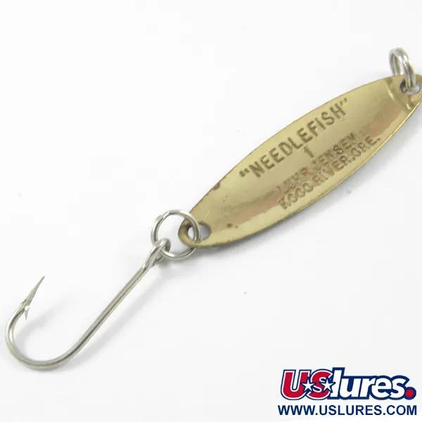 Luhr Jensen Needlefish 1 Skeddrag, Grön/Gul/Mässing, 2g, #3276