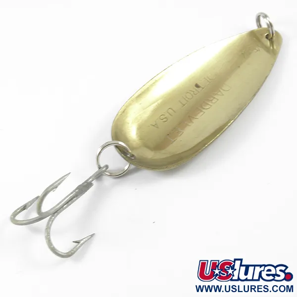 Eppinger Dardevle Dardevlet Skeddrag, Mässing, 21g, Vintage, #3282