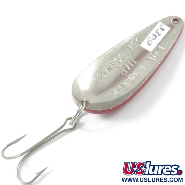 Dardevle Rok't Imp Skeddrag, Röd/Vit/Nickel, 21g, Vintage, #3309