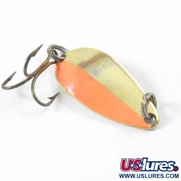 Seneca Little Cleo Skeddrag, Guld / Orange, 4g, Vintage USA, #3328