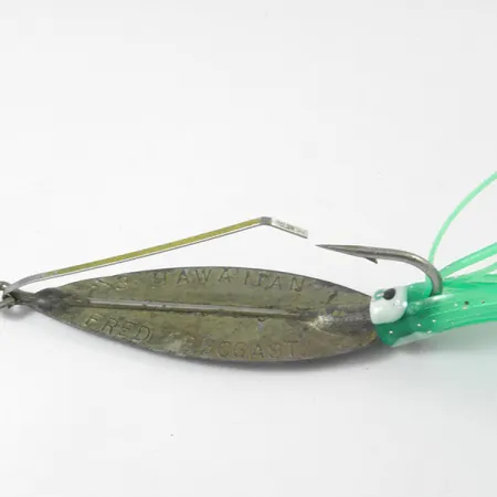 Weedless Fred Arbogast 3 Hawaiian Glow Skeddrag, 16g, Vasskydd, #3338