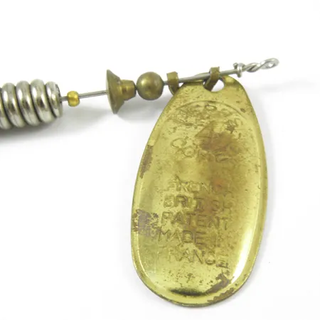 Mepps Comet Mino 4 Spinnare, Mässing, 12g, Jiggtrailer, #3348