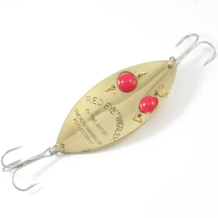 Hofschneider Red Eye Wiggler 3359 Skeddrag, Guld/Röda ögon, 25g, #3359