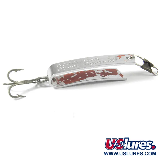 South Bend Super-Duper 501 Skeddrag, Nickel / Röd, 2,3g, #3368