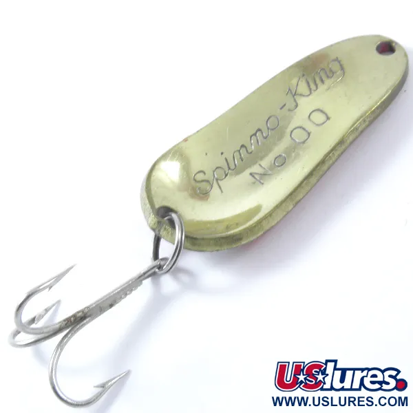 Weller Spinno-King 00 Skeddrag, Röd/Vit/Guld, 7g, Vintage, #3374