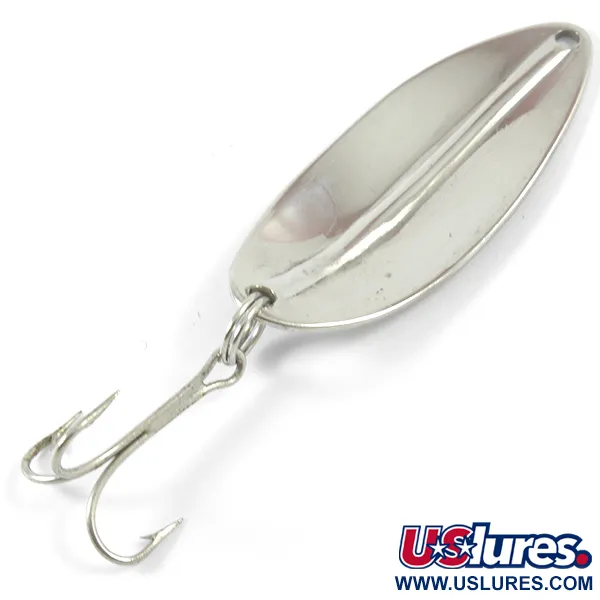 TODDCO Main liner Skeddrag, Nickel / Blå, 12,5g, Vintage, #3395