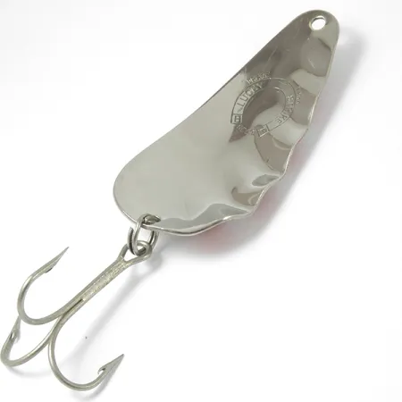 Lucky Strike Nickel Half Wave Skeddrag, Nickel/Röd/Vit, 14g, #3400