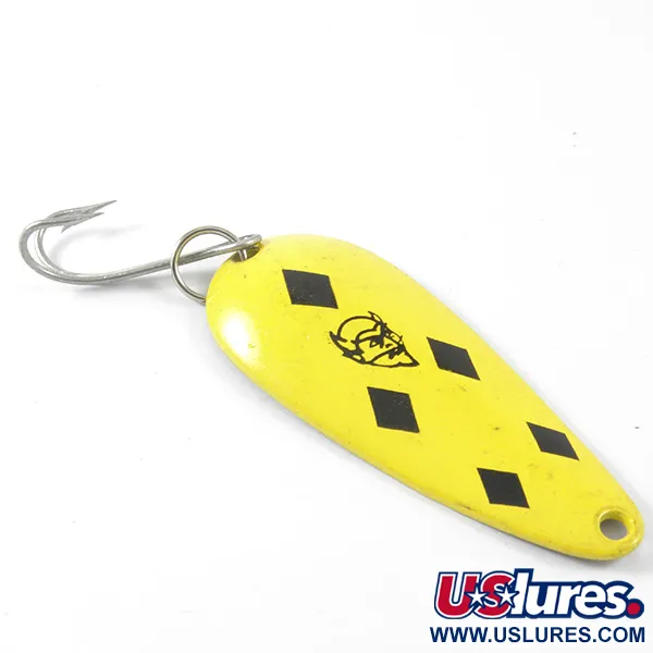 Eppinger Dardevle Imp Skeddrag, Gul/Svart, 11g, Mässingsbaksida, #3406