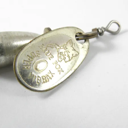 Blue Fox Super Vibrax 0 Foxtail Spinnare, Silver, 3.4g, Hårkrok, #3460