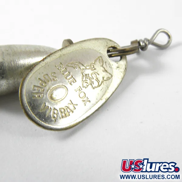 Blue Fox Super Vibrax 0 Foxtail Spinnare, Silver, 3.4g, Hårkrok, #3460