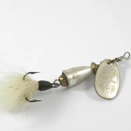 Blue Fox Super Vibrax 0 Foxtail Spinnare, Silver, 3.4g, Hårkrok, #3460