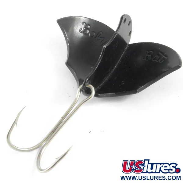 Harrison Industries Baby Bat Skeddrag, Svart, 14g, Bevingad, #3506