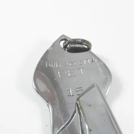 Tony Accetta Pet Spoon 15 Skeddrag, Nickel, 14g, Vasskyddad, #3511