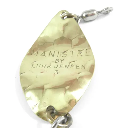 Luhr Jensen Manistee 3 Skeddrag, Guld, 9g, Hamrad, #3522