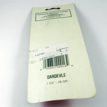 Eppinger Dardevle Skeddrag, Röd/Vit/Nickel, 28g, Klassisk, #3538