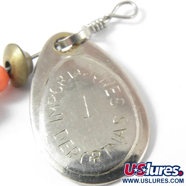 IMPORTACIONES DEPORTIVAS 1 Spinnare, Nickel, 3,5g, Mässingskropp, #3558