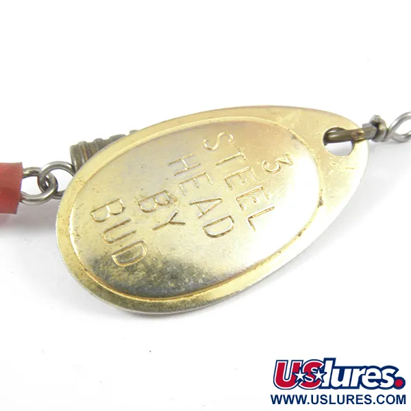 Yakima Bait Steel Head 3 by Bud Spinnare, Guld, 6g, Röd Slang, #3559