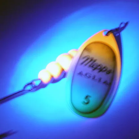 Mepps Aglia 5 Fluo UV Spinnare, Fluo UV, 14g, UV-reaktiv, #3568