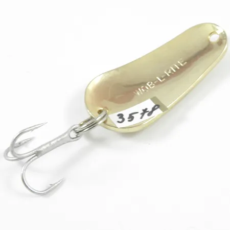 Acme Wob-L-Rite Skeddrag, Hamrat guld, 7g, Vintage, #3578