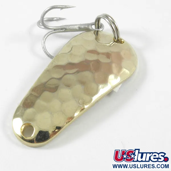 Acme Wob-L-Rite Skeddrag, Hamrat guld, 7g, Vintage, #3578