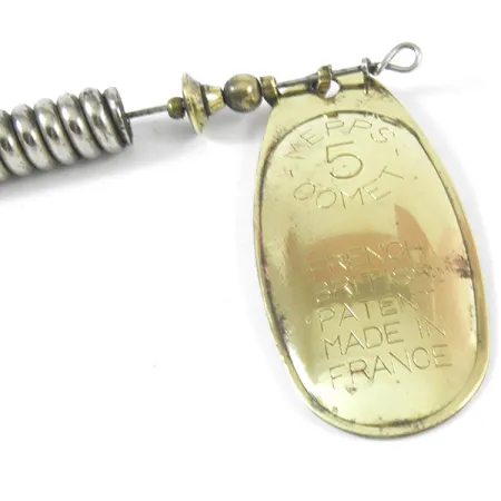 Mepps 5 Comet Mino Spinnare, Mässing, 18g, Jigg-trailer, #3586