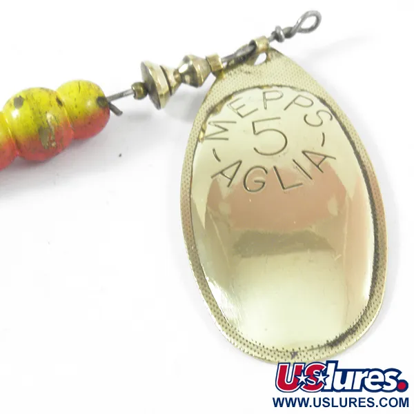 Mepps Aglia 5 Spinnare, Mässing, 14g, Mässingsked, #3587