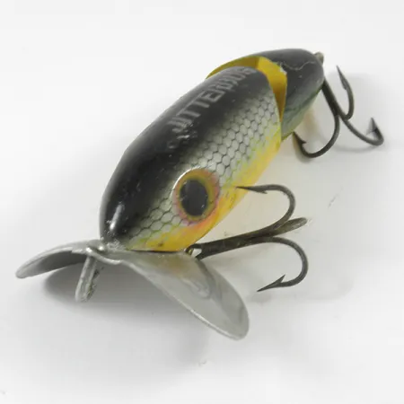 Fred Arbogast Jitterbug Jointed Ytbete, Abborre, 10g, Ledat, #3590